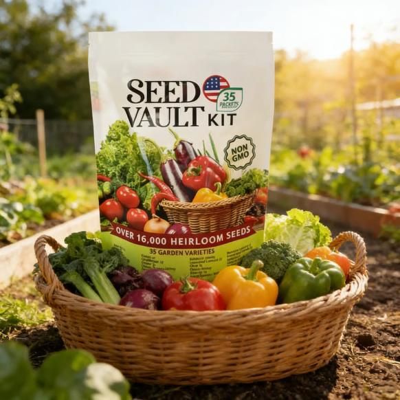35 Pack Heirloom Veggie Seed Kit